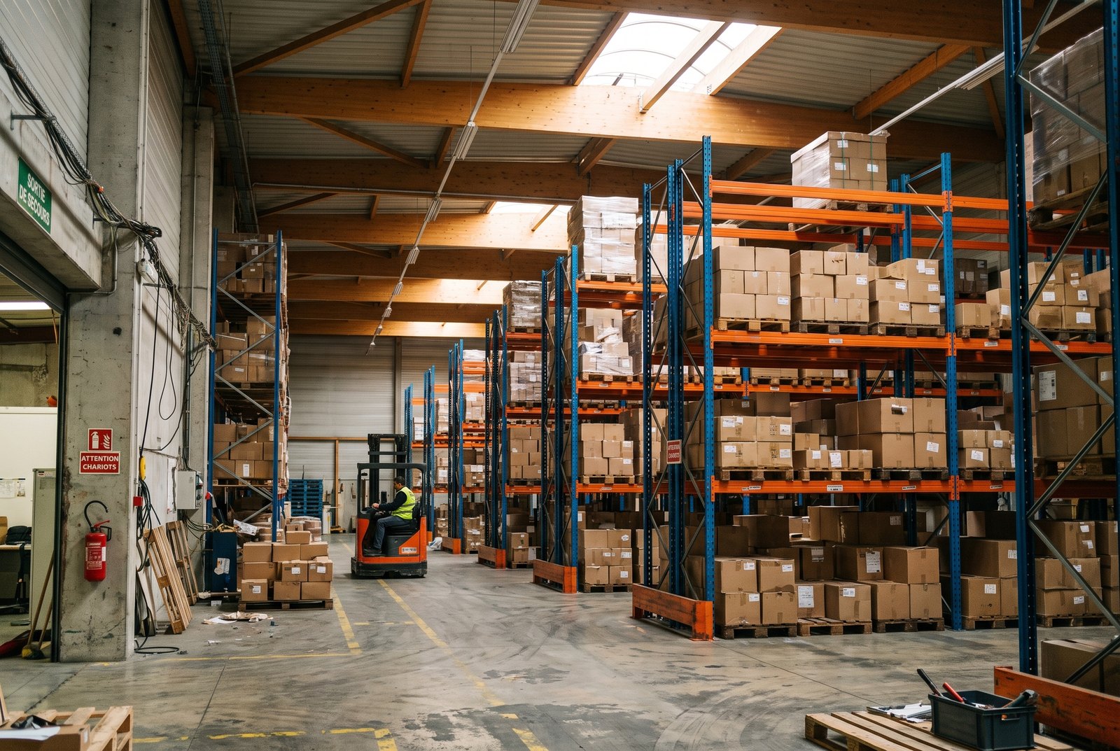 Renforcement de charpente en site occupé pour Rossignol